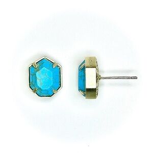10k Gold Kendra Scott Studs with Turquoise